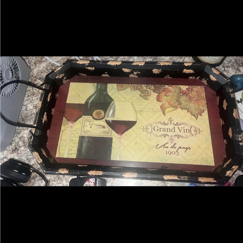 Grand Vin Decorative Tray